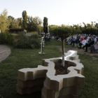 Acto de homenaje a las víctimas de la Covid celebrado en Lleida en junio de 2020. 