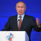 Vladímir Putin arremetió de nuevo ayer contra EEUU y la OTAN.