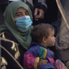 Un fotograma del reportaje sobre el campo de refugiados de Samos.