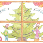 El dibuix de la Irina Silva, una de les guanyadores del concurs 'El meu Nadal' d'aquest any.
