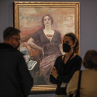 Un dels quadres del pintor Joaquim Sorolla exposats a la mostra.