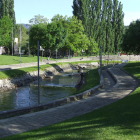 Imatge d'arxiu d'un canal del Parc del Segre de la Seu d'Urgell.