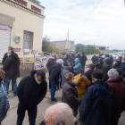 La concentración de ayer en Tarroja de Segarra.