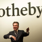 Un subastador de Sotheby's.