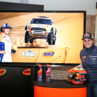 Laia Sanz, ahir durant la presentació prèvia al Dakar.