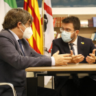 Aragonés dona suport a Puigdemont a l'Alguer i exigeix la retirada de les ordres de detenció