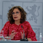 La ministra d’Hisenda i portaveu del Govern espanyol, María Jesús Montero.