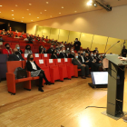 Xavier Caufapé, president de Pimec Lleida, s’adreça als assistents a la 4a edició del Lleida Empresa.