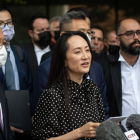 La heredera de Huawei, MEng Wanzhou, tras su llegada a China.