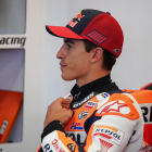 Marc Márquez, ayer en el circuito de Silverstone.