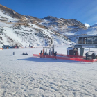 Esquiadores ayer en las pistas de Boí Taüll. 