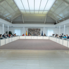 La reunió del Consell de Ministres al Palau de la Moncloa.