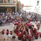 Los Castellers de Lleida vuelven a actuar en las Festes de Tardor después de más de un año y medio parados