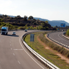 Imagen de la autopista AP-2, que dejará de ser de pago el miércoles, a su paso por L’Albi. 