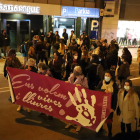 Concentración contra la violencia machista el 25 de noviembre del año pasado en Lleida.