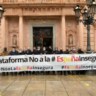 Sindicatos policiales protestan contra la reforma de la 'ley Mordaza'