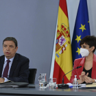 El ministre Luis Planas va presentar les novetats de la PAC amb la portaveu del Govern.