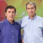 Perico Delgado y Carlos de Andrés.