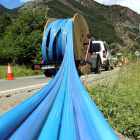 Despliegue de fibra óptica para dar servicios a pueblos del Pallars Sobirà.