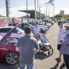 La primera jornada del Mercat del Vehicle d’Ocasió de Tàrrega.