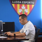 Gerard Escoda, en su despacho del Camp d’Esports.
