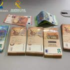 Intervinguts a l'Alt Urgell més de 20.000 euros d'un home de 29 anys procedent d'Andorra