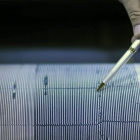Imagen de archivo del detalle del registro de un sismógrafo.
