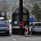 Imagen de viajeros entrando en Andorra el pasado viernes.