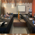 La reunió de dimarts a Sort dels presidents dels consells del Pirineu i la síndica d’Aran.