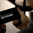 Teléfono enrollable de LG.