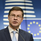 Valdis Dombrovskis, vicepresidente económico de la Comisión Europea