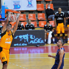 Mike Buchanan durante el partido del domingo en Burgos.