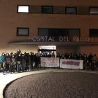 Protesta a l’Hospital del Pallars, on des d’aquest mes es poden practicar avortaments farmacològics.