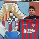 Marcel Eroles durant la presentació com a jugador del Tàrrega.