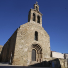 Fachada de Sant Martí de Lleida, con el pórtico de El Tormillo.