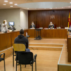 L’acusat durant la primera sessió del judici el passat 30 de setembre a l’Audiència de Lleida.