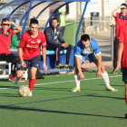 Una acción del partido disputado en Balaguer.