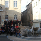 Imatge de la delegació lleidatana de ramaders.