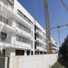 Imatge recent d’habitatges en construcció a Ciutat Jardí.