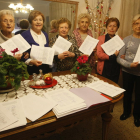 Les veïnes de Cappont, amb les 1.600 firmes per Nadal.