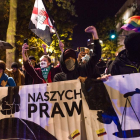 Imatge d’una manifestació a Polònia contra la llei de l’avortament.
