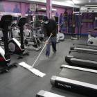 El gimnàs del Club Natació Lleida.