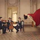 Imatge promocional del Quartet Teixidor, la formació de corda que interpretarà avui l’obra.