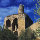 Imatge de les ruïnes del castell d’Alòs de Balaguer.