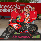 Zaida Teruel, sobre la moto amb què competirà aquesta temporada.