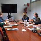 Reunión de consells del Pirineo y el Conselh de Aran en La Seu. 
