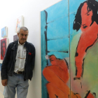El artista de La Seu d’Urgell Perico Pastor inauguró ayer una exposición en la galería Indecor de Lleida.