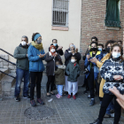 La PAH paralizó hace una semana un desahucio de una familia en Lleida ciudad.