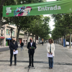 El acto de presentación de la Diada de Sant Jordi en Lleida.