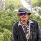  El actor estadounidense Johnny Depp, durante la presentación de su film en Barcelona. 